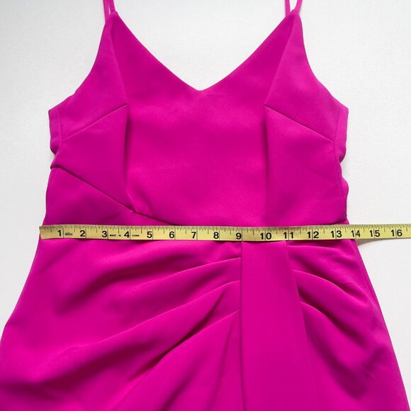 Black Halo Sadora Sheath Dress Vibrant Pink Size 4 NEW NWT - Picture 8 of 9